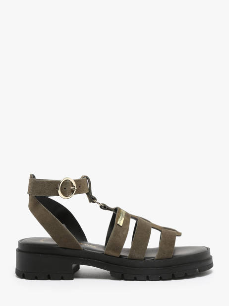 Sandales Tobosued En Cuir Les tropeziennes Vert women TOBOSUED