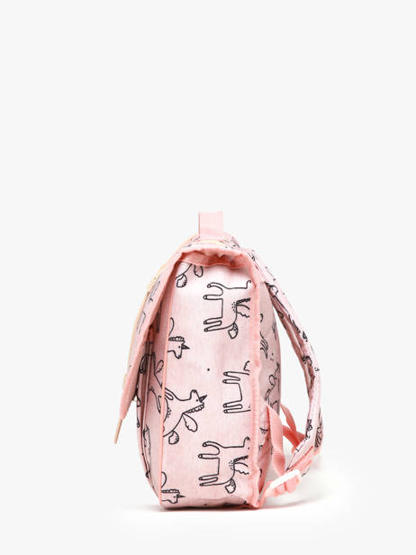 Cartable 1 Compartiment Kidzroom Multicolore lisbon beasties 4044 vue secondaire 2