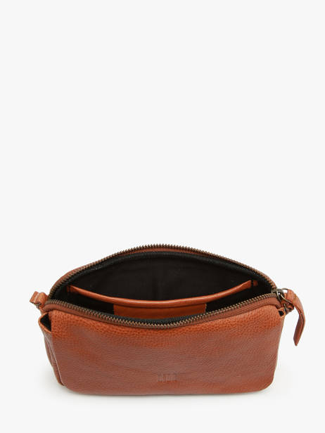 Sac Bandoulière Leather Cuir Biba Marron leather BET6L vue secondaire 3