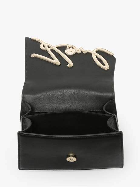 Sac Bandoulière K Signature Cuir Karl lagerfeld Noir k signature A1W30038 vue secondaire 3
