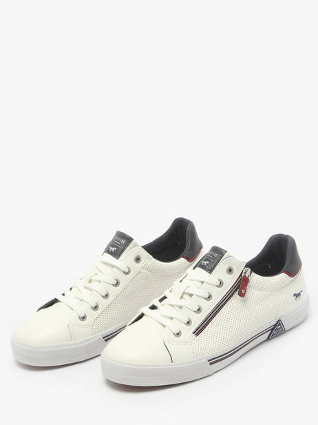 Sneakers Mustang Blanc men 4162303 vue secondaire 2