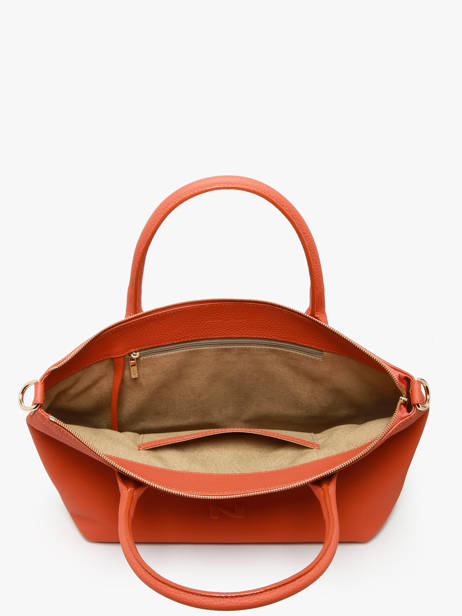 Sac à Main Tiny Cuir Nathan baume Orange victoria 88 vue secondaire 3