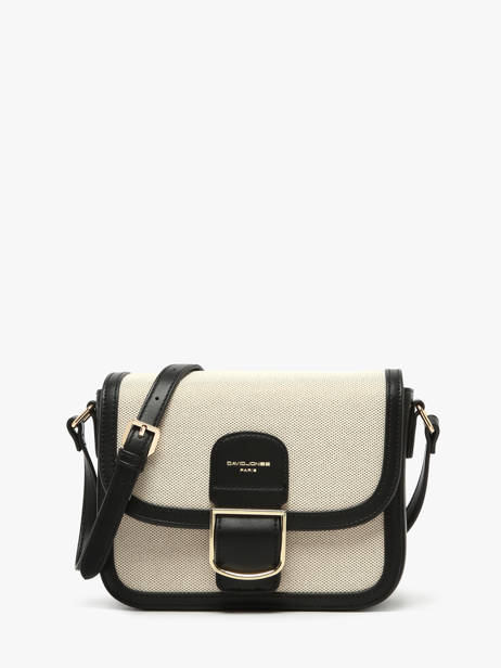 Sac Bandoulière Deauville Coton David jones Noir deauville CM7014A