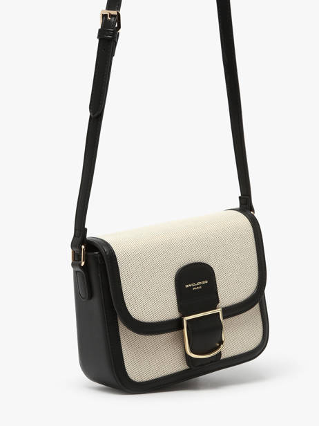 Sac Bandoulière Deauville Coton David jones Noir deauville CM7014A vue secondaire 2