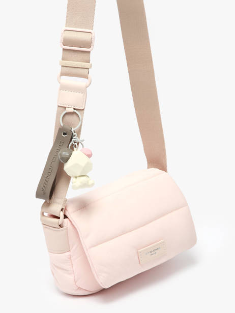 Sac Bandoulière Plum Polyester David jones Rose plum CM7476 vue secondaire 2