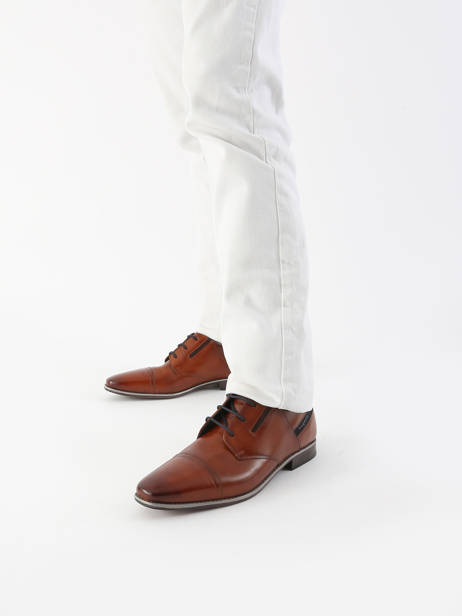 Chaussures De Ville Armo En Cuir Bugatti Marron men 31196010 vue secondaire 1