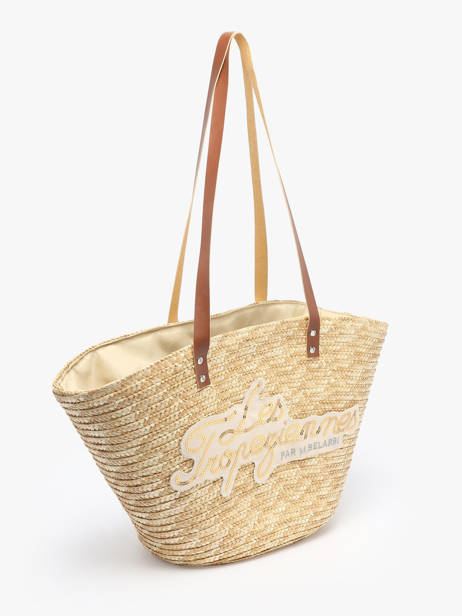 Sac Porté épaule Milos Paille Les tropeziennes Beige milos TZ01 vue secondaire 2