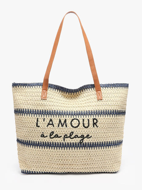 Sac Porté épaule Cabas Polyester Gerard pasquier Bleu cabas P25022