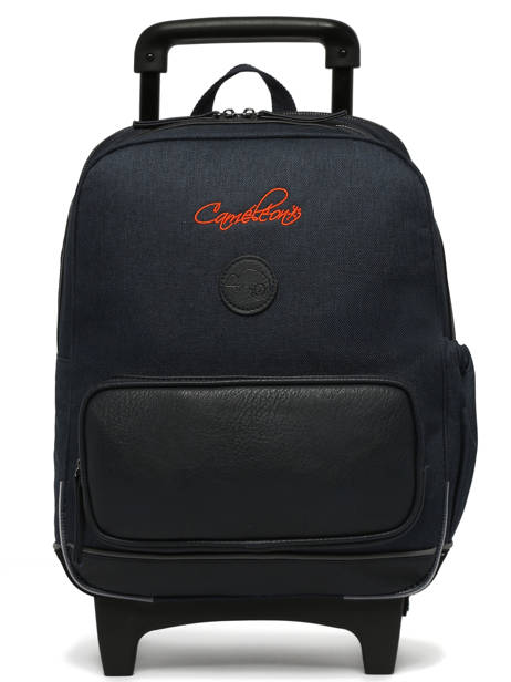 Sac A Dos à Roulettes 2 Compartiments Cameleon Orange vintage urban SR40 vue secondaire 7