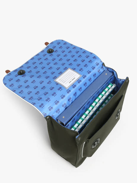 Cartable 2 Compartiments Jeune premier Vert daydream boys B vue secondaire 3