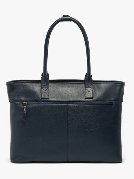 Porte Documents Flandres 3 Compartiments + Pc 15'' Cuir Etrier Bleu flandres EFLA823B vue secondaire 4