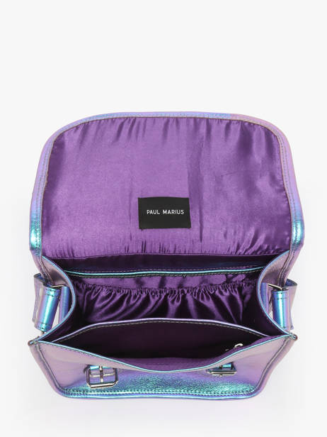 Sac Bandoulière Lasacoche S Paul marius Bleu scarabee SACOSSCA vue secondaire 3