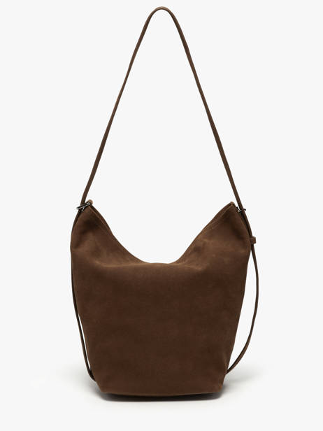 Sac Porté épaule Sac à Dos M Cavalier Nubuck Cuir Etrier Marron cavalier nubuck ECAN126M vue secondaire 7