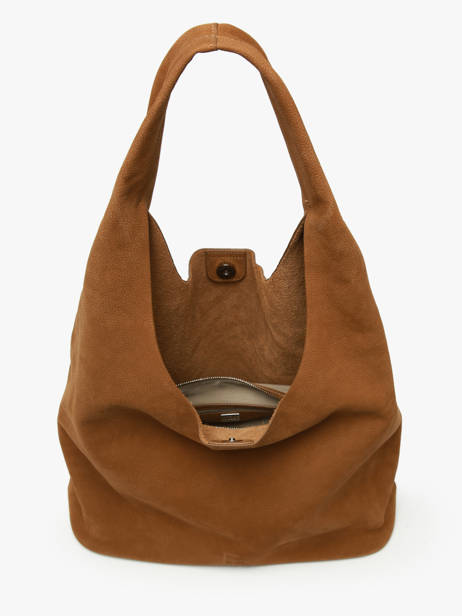 Hobo L Cavalier Nubuck Cuir Etrier Marron cavalier nubuck ECAN154L vue secondaire 3