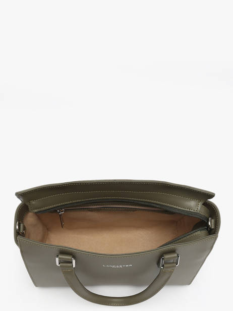 Sac Trapèze Smooth Cuir Lancaster Vert smooth 3 vue secondaire 3