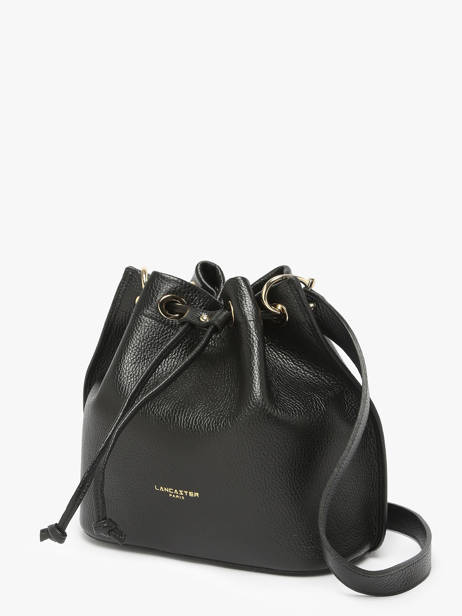 Sac Bandoulière Alba Double Cuir Lancaster Noir alba double 81 vue secondaire 2