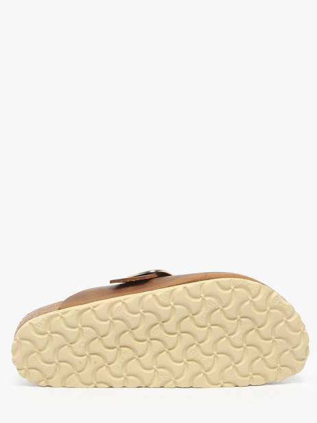 Mules Boston Big Buckle En Cuir Birkenstock Marron women 1030446 vue secondaire 5