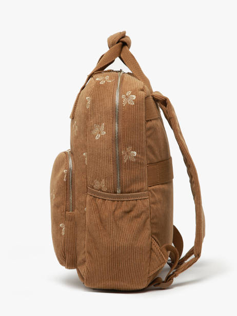 Sac à Dos 1 Compartiment Roxy Marron back to school RJBP4933 vue secondaire 2
