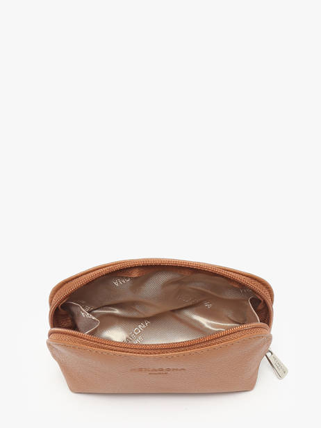 Porte-monnaie Cuir Hexagona Marron confort 467389 vue secondaire 1