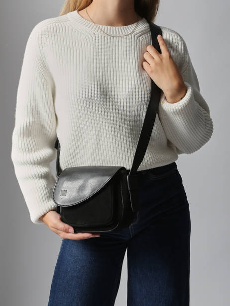 Sac Bandoulière Heritage Cuir Biba Noir heritage BLT2L vue secondaire 1