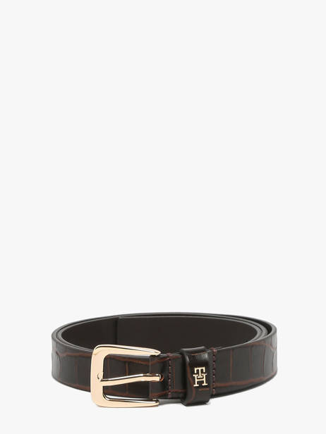 Ceinture Tommy hilfiger Marron th libre AW17975