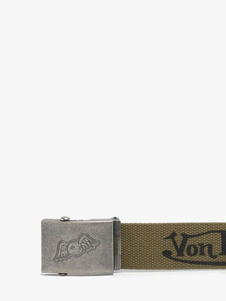 Ceinture Ajustable Nylon Von dutch Vert belt NYLON vue secondaire 2