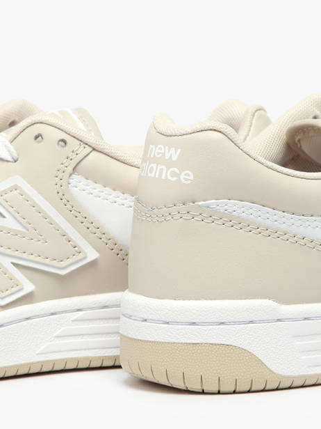 Sneakers En Cuir New balance Blanc boy BB480LBB vue secondaire 3