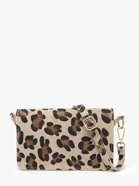 Sac Bandoulière Velvet Leopardo Cuir Milano Beige velvet leopardo VL260612 vue secondaire 4