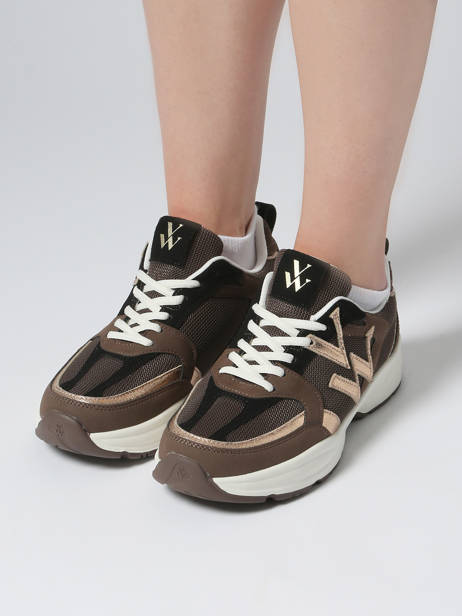 Sneakers Vanessa wu Marron women BK2811CH vue secondaire 1