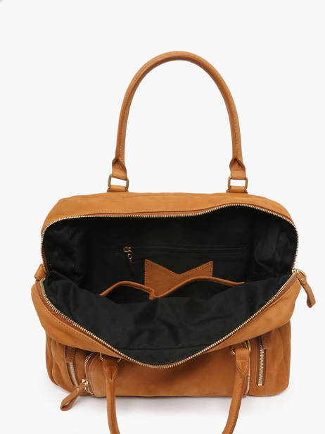 Sac Macy Cuir Nat et nin Marron vintage MACY vue secondaire 3