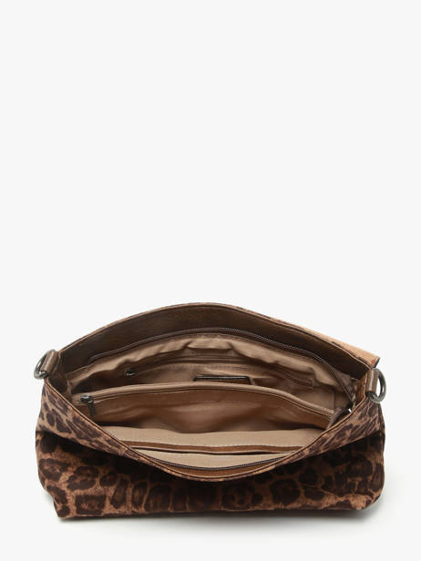 Sac Bandoulière Leopard Miniprix Marron leopard L vue secondaire 2