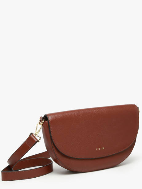 Sac Bandoulière Tradition Cuir Etrier Marron tradition ETRA065M vue secondaire 2