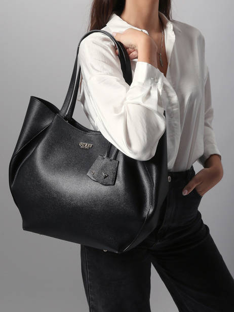 Sac Porté épaule Amorette Guess Noir amorette BG789824 vue secondaire 1