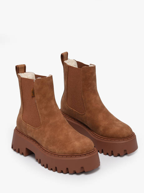 Bottines Buffalo Marron women 1270121 vue secondaire 1
