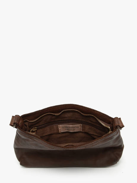 Sac Bandoulière Heritage Cuir Biba Marron heritage BT37 vue secondaire 3