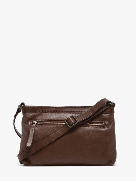 Sac Bandoulière Heritage Cuir Biba Marron heritage BT37 vue secondaire 4