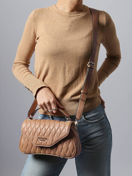 Sac Bandoulière Valla Guess Beige valla QG812220 vue secondaire 1