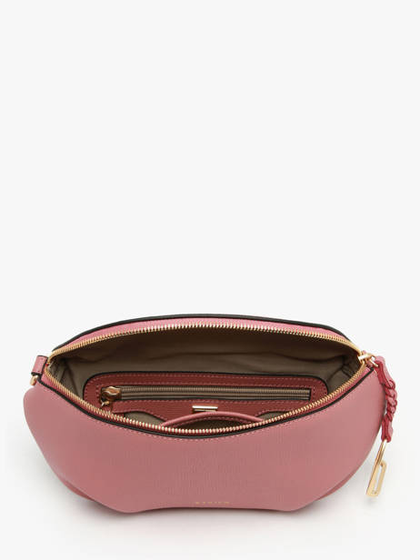 Sac Banane Torsade Cuir Etrier Rose torsade ETOS022M vue secondaire 3