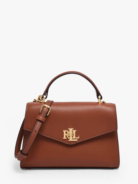 Sac à Main Farrah Cuir Lauren ralph lauren Marron farrah 31968761