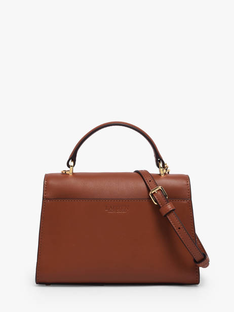 Sac à Main Farrah Cuir Lauren ralph lauren Marron farrah 31968761 vue secondaire 3