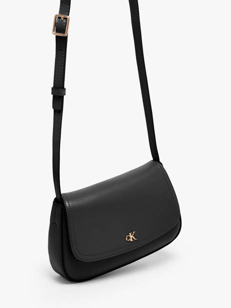 Sac Bandoulière Hardware Monogram Polyester Calvin klein jeans Noir hardware monogram 4F3421G vue secondaire 1
