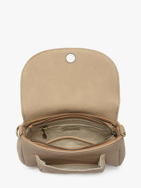 Sac Bandoulière Camomille Pearl Woomen Beige camomille pearl WCAE06 vue secondaire 3