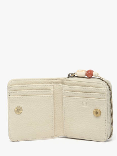 Porte-monnaie Camomille Pearl Woomen Beige camomille pearl WCAE95 vue secondaire 1