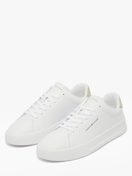 Sneakers En Cuir Tommy hilfiger Blanc men 536702X vue secondaire 2