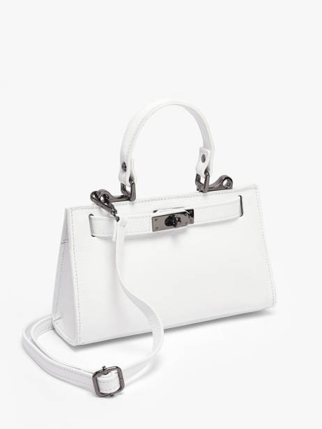 Sac Porté Main Caviar Cuir Milano Blanc caviar CA25114 vue secondaire 2