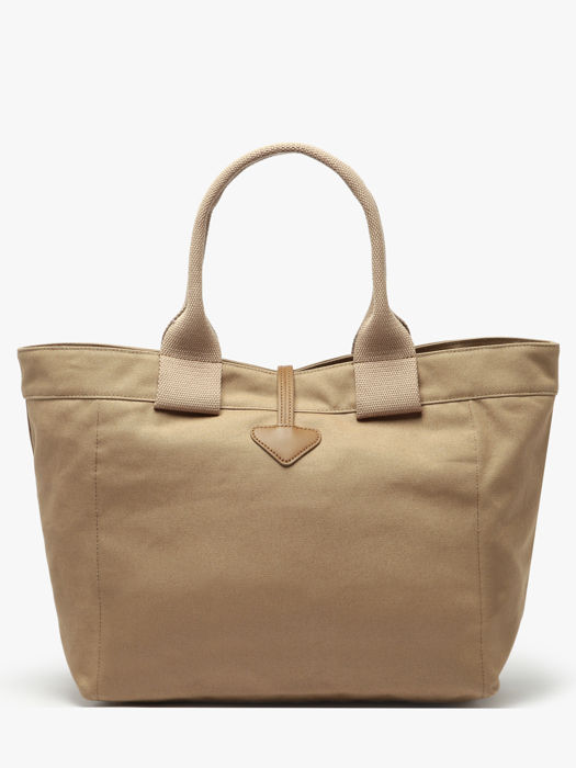 Longchamp Le roseau toile Sacs porté main Beige