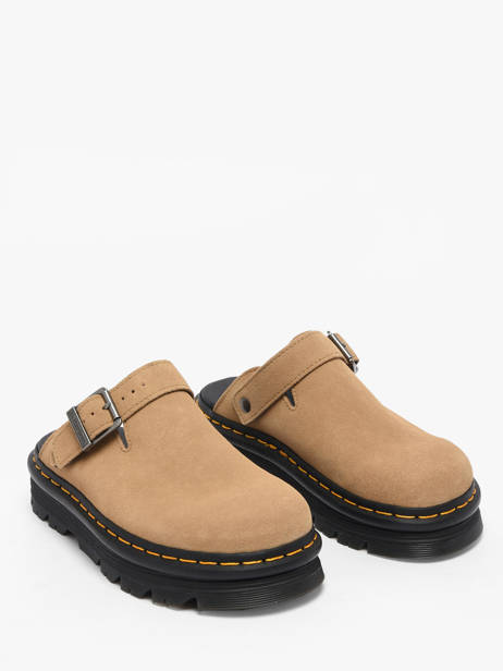 Mules Plateforme Zebzag En Cuir Dr martens Beige women 31737439 vue secondaire 1