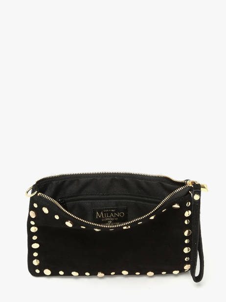 Sac Bandoulière Velvet Cuir Milano Noir velvet VE24111O vue secondaire 3