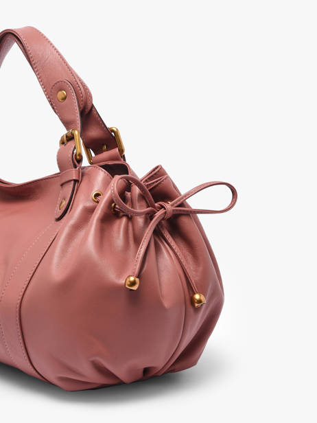 Sac 24h  Icone Cuir Gerard darel Rose icone DDS01410 vue secondaire 5