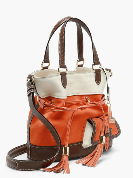 Sac Porté Main Premier Flirt Cuir Lancel Orange premier flirt A13372 vue secondaire 2